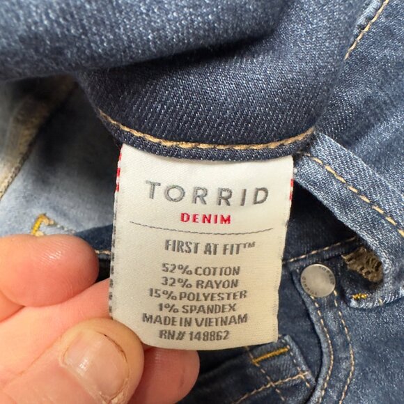 Torrid denim 16 jeggings euc - Picture 6 of 9